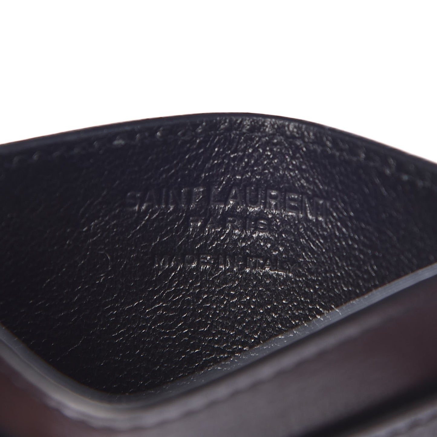 Calfskin Card Case Black