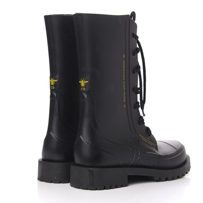 Christian Dior Rubber Diorcamp Low Boots 39 Black 4 of 13