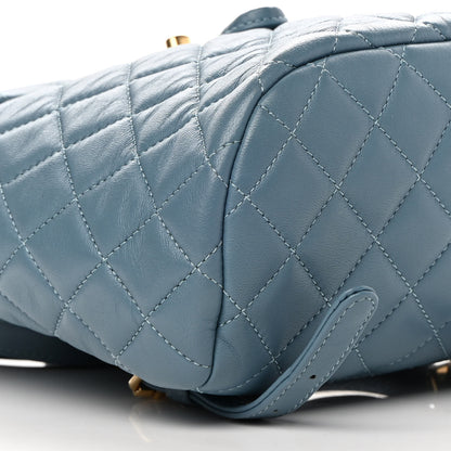 Chanel Lambskin Quilted Mini Urban Spirit Backpack Light Blue 9 of 13