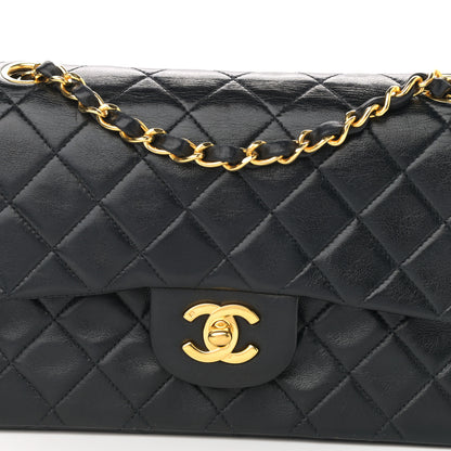 Chanel Lambskin Quilted Small Double Flap Black 8 of 10