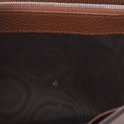 Gucci Cellarius Calfskin GG Marmont Chain Wallet Nut Brown 9 of 9