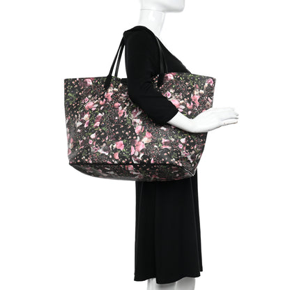 Givenchy Textured Coated Canvas Roses Camouflage Print Large Antigona Tote Black 2 of 13