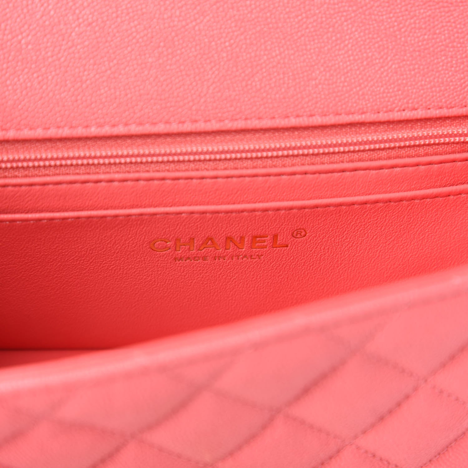 Chanel Caviar Quilted Mini Top Handle Rectangular Flap Pink 8 of 10