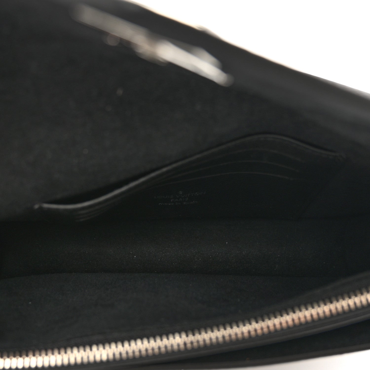 Louis Vuitton Soft Calfskin My Lockme Chain Pochette Black 5 of 11