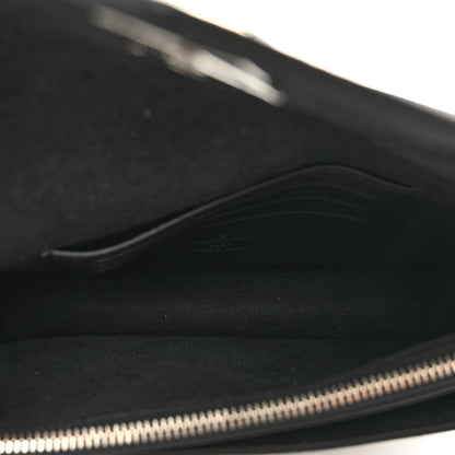 Louis Vuitton Soft Calfskin My Lockme Chain Pochette Black 5 of 11
