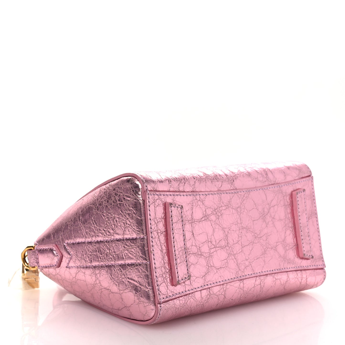 Laminated Lambskin Mini Antigona Silk Pink