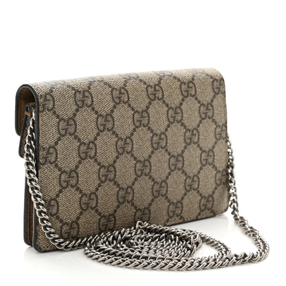 Gucci GG Supreme Monogram Super Mini Dionysus Shoulder Bag Taupe 3 of 9