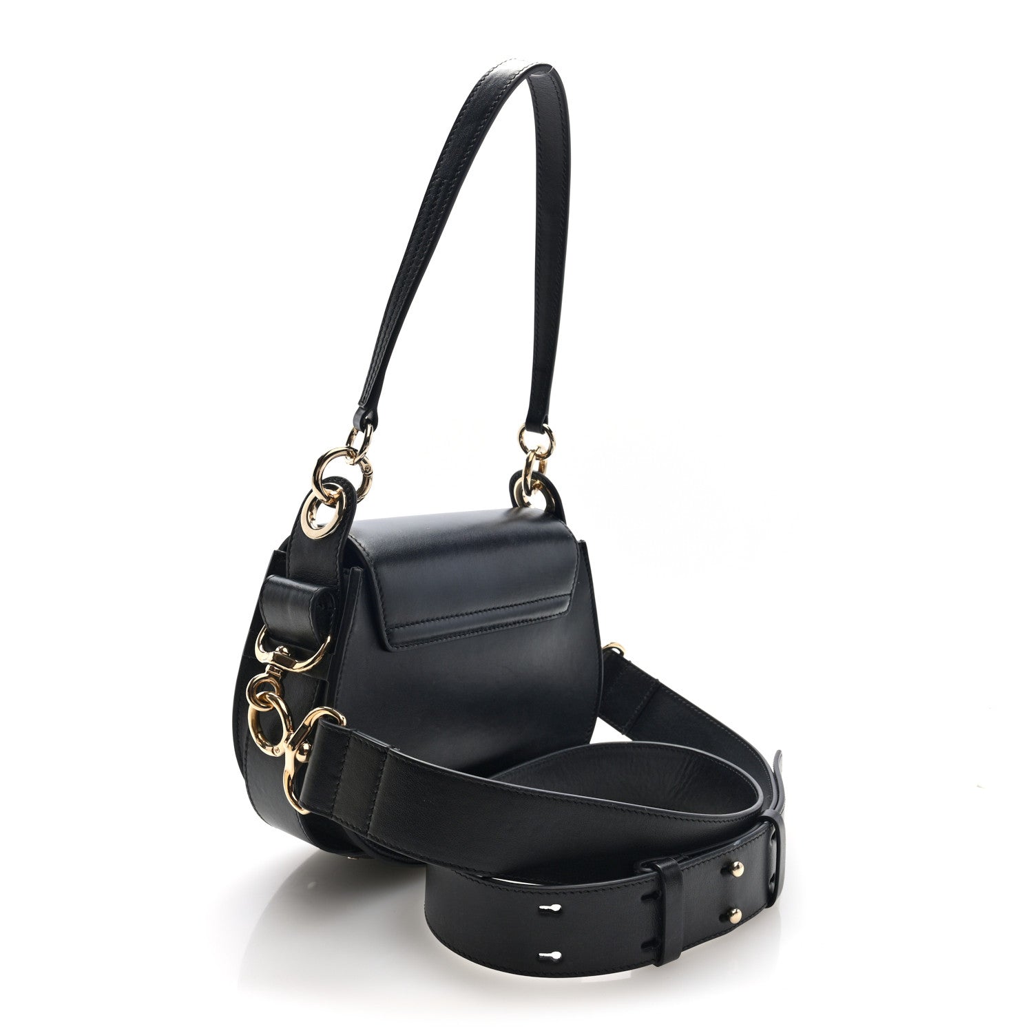 Chloe Calfskin Small Tess Bag Black 3 of 9