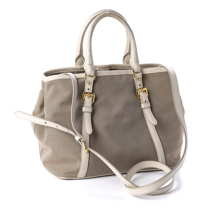 Prada Jacquard Logo Tote Talco 3 of 11