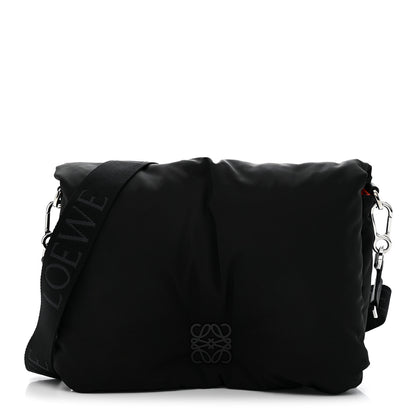 Loewe Nylon Medium Goya Puffer Bag Black 1 of 11