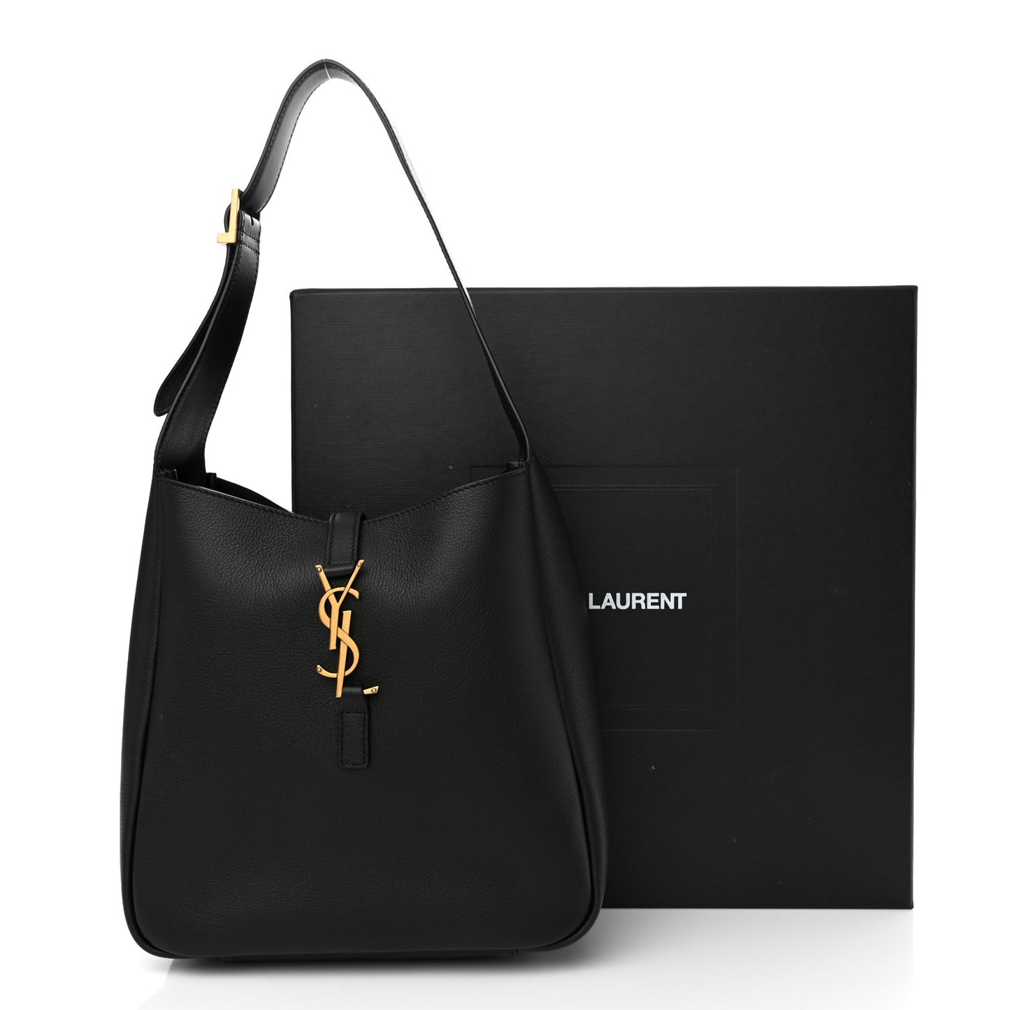 Smooth Calfskin Small Le 5 A 7 Soft Hobo Black