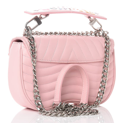 Louis Vuitton Calfskin New Wave Chain PM Smoothie Pink 3 of 13