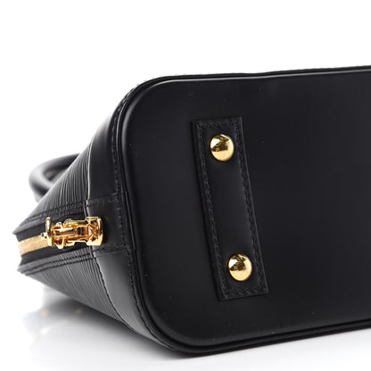 Louis Vuitton Epi Love Lock Alma BB Black 6 of 10