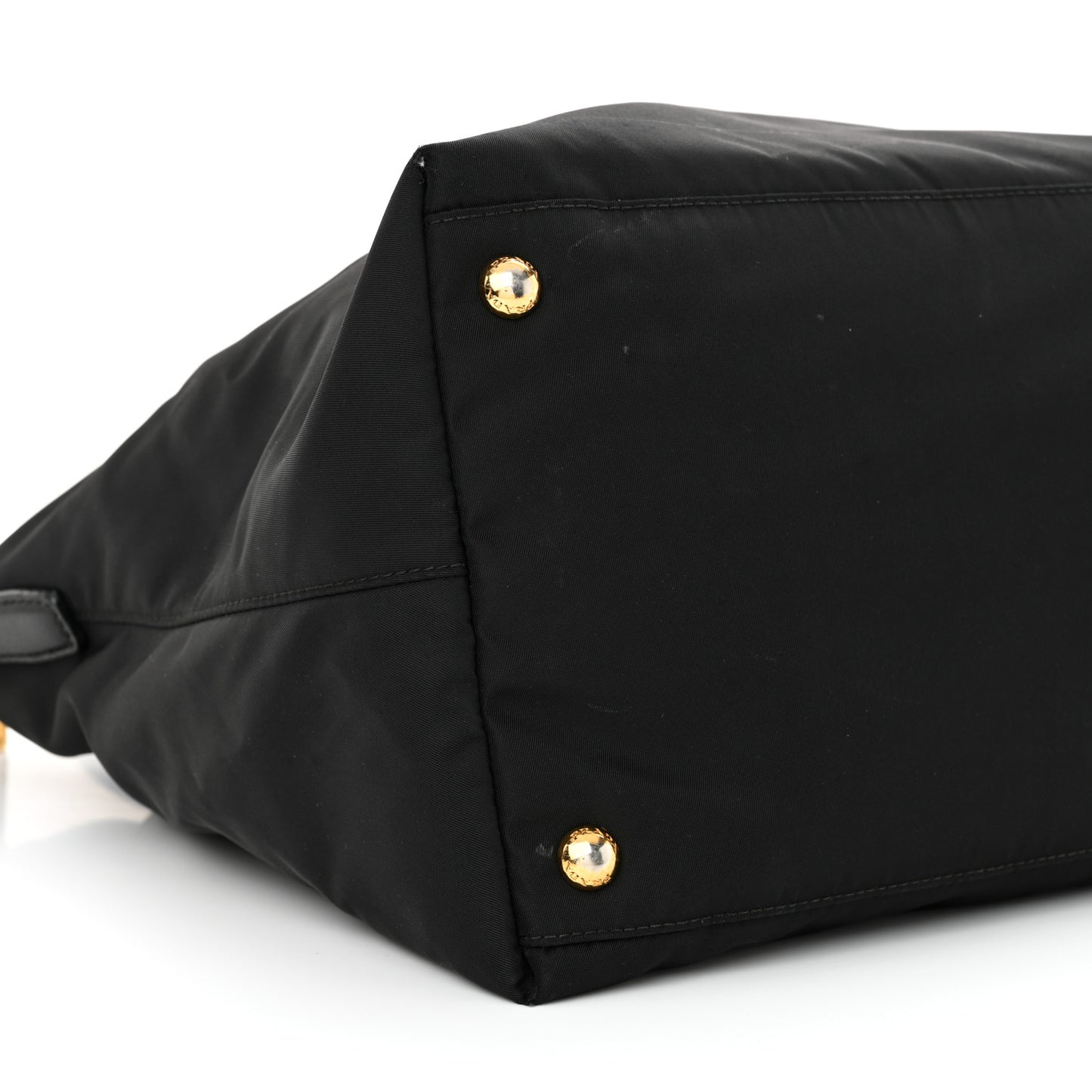 Tessuto Nylon Saffiano Tote Black