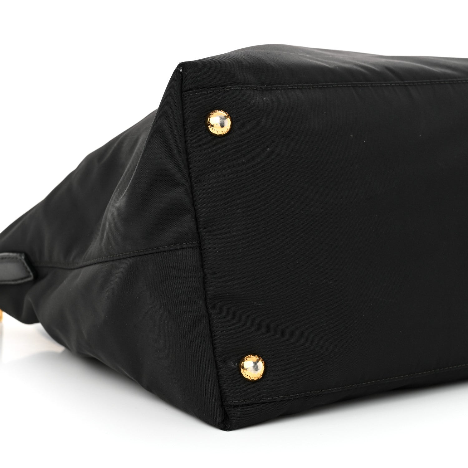Prada Tessuto Nylon Saffiano Tote Black 7 of 10