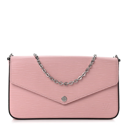 Louis Vuitton Epi Pochette Felicie Rose Ballerine 1 of 5