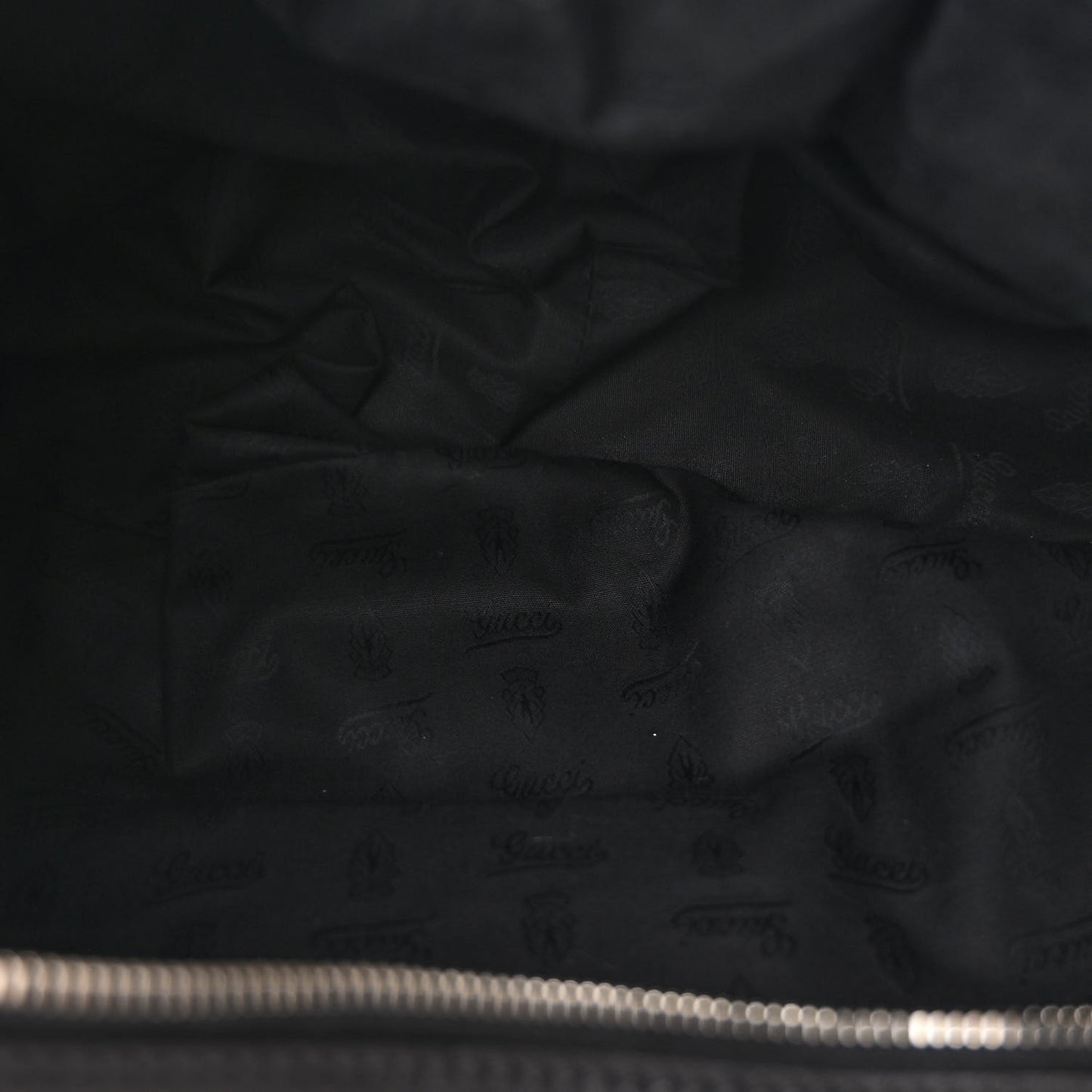Guccissima Large GG Twins Hobo Black