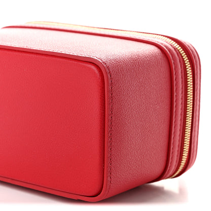 Bulgari Calfskin Serpenti Top Handle Vanity Red 12 of 12