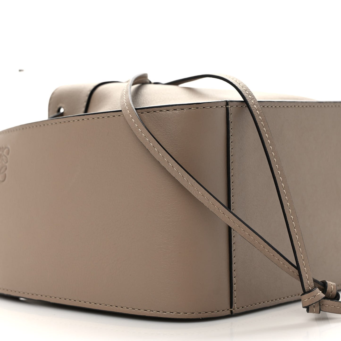 Calfskin Mini Hammock Shoulder Bag Light Oat