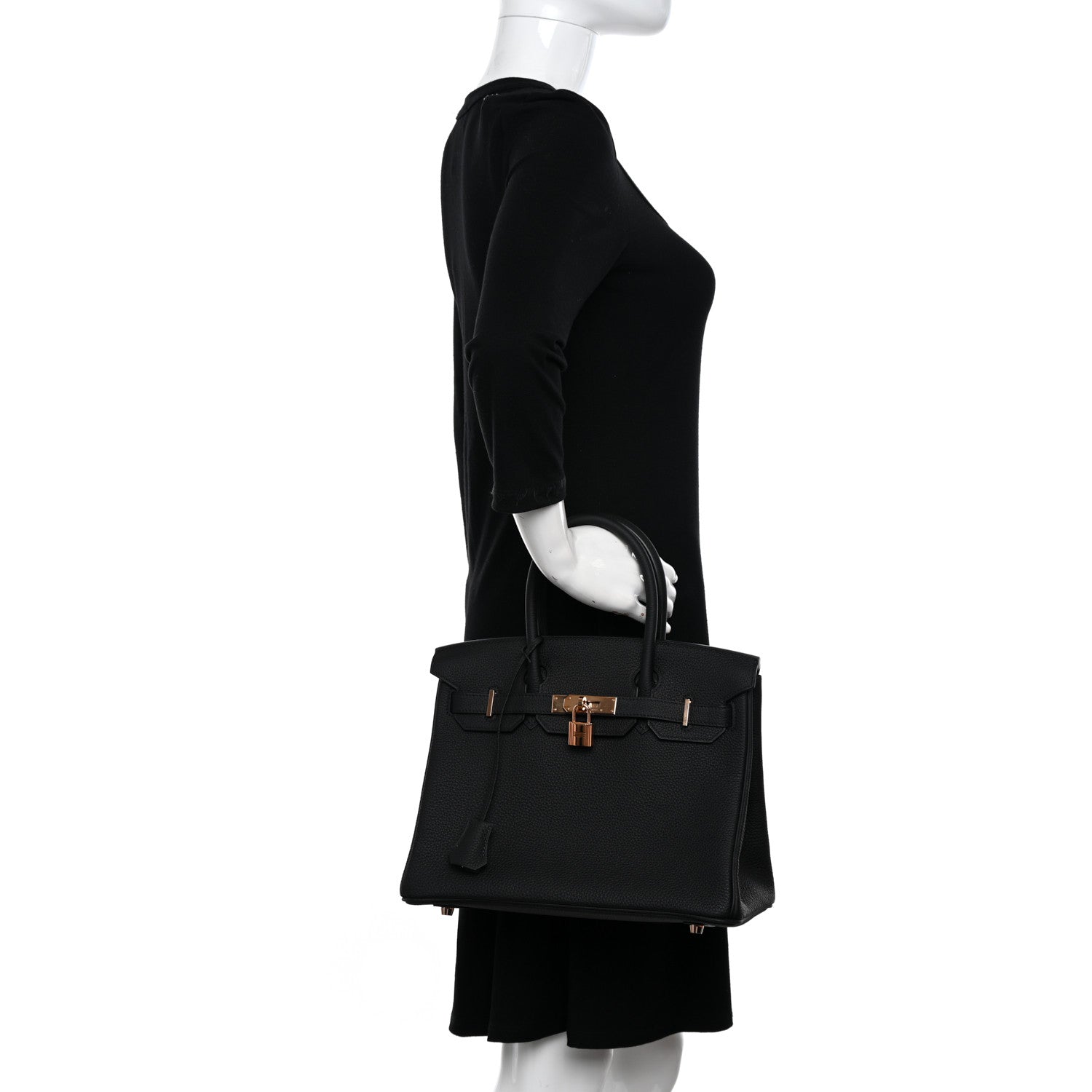 Hermes Togo Birkin 30 Black 2 of 11