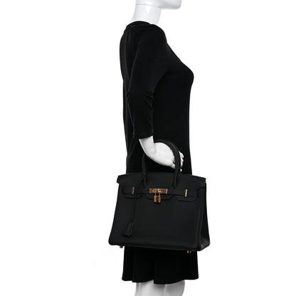 Hermes Togo Birkin 30 Black 2 of 11