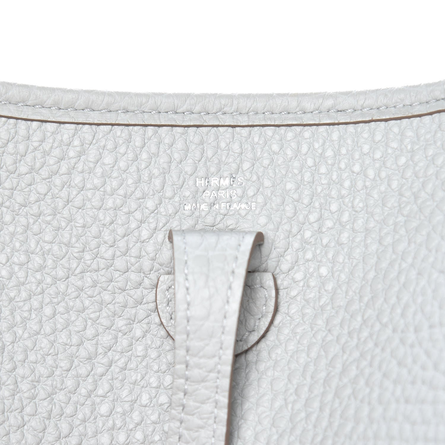 Hermes Taurillon Clemence Amazone Evelyne TPM Gris Perle Etain 6 of 8
