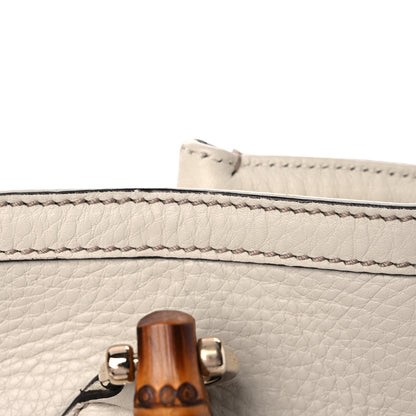 Gucci Grained Calfskin Medium Diana Bamboo Top Handle Tote Ivory 12 of 13