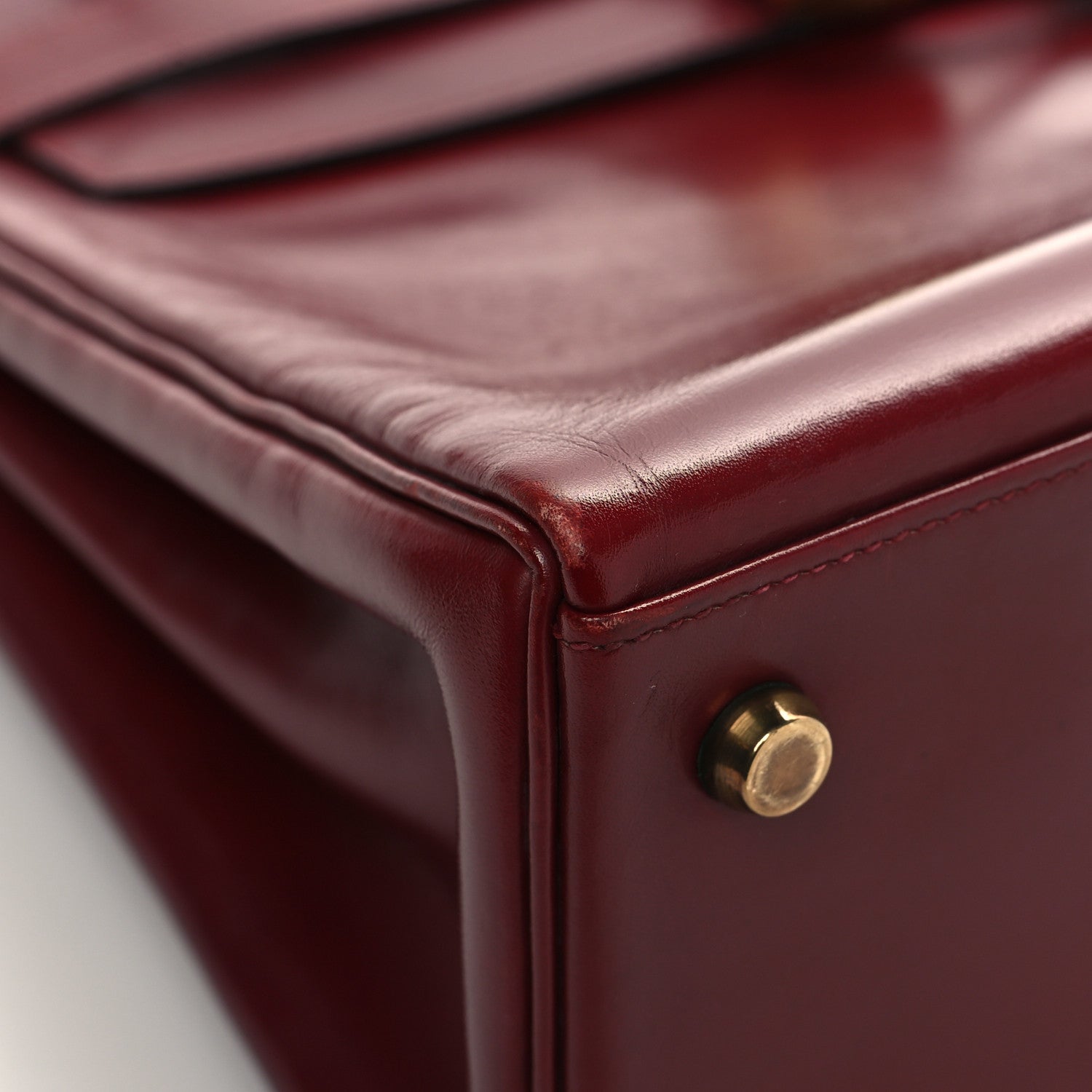 Hermes Box Kelly Retourne 28 Rouge H 9 of 14