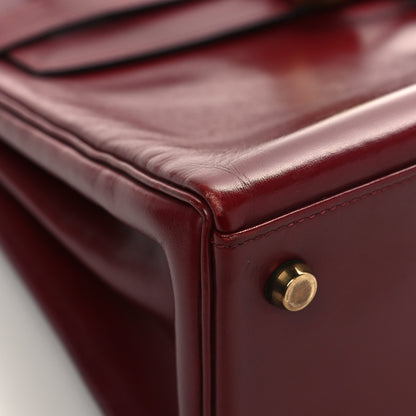 Hermes Box Kelly Retourne 28 Rouge H 9 of 14