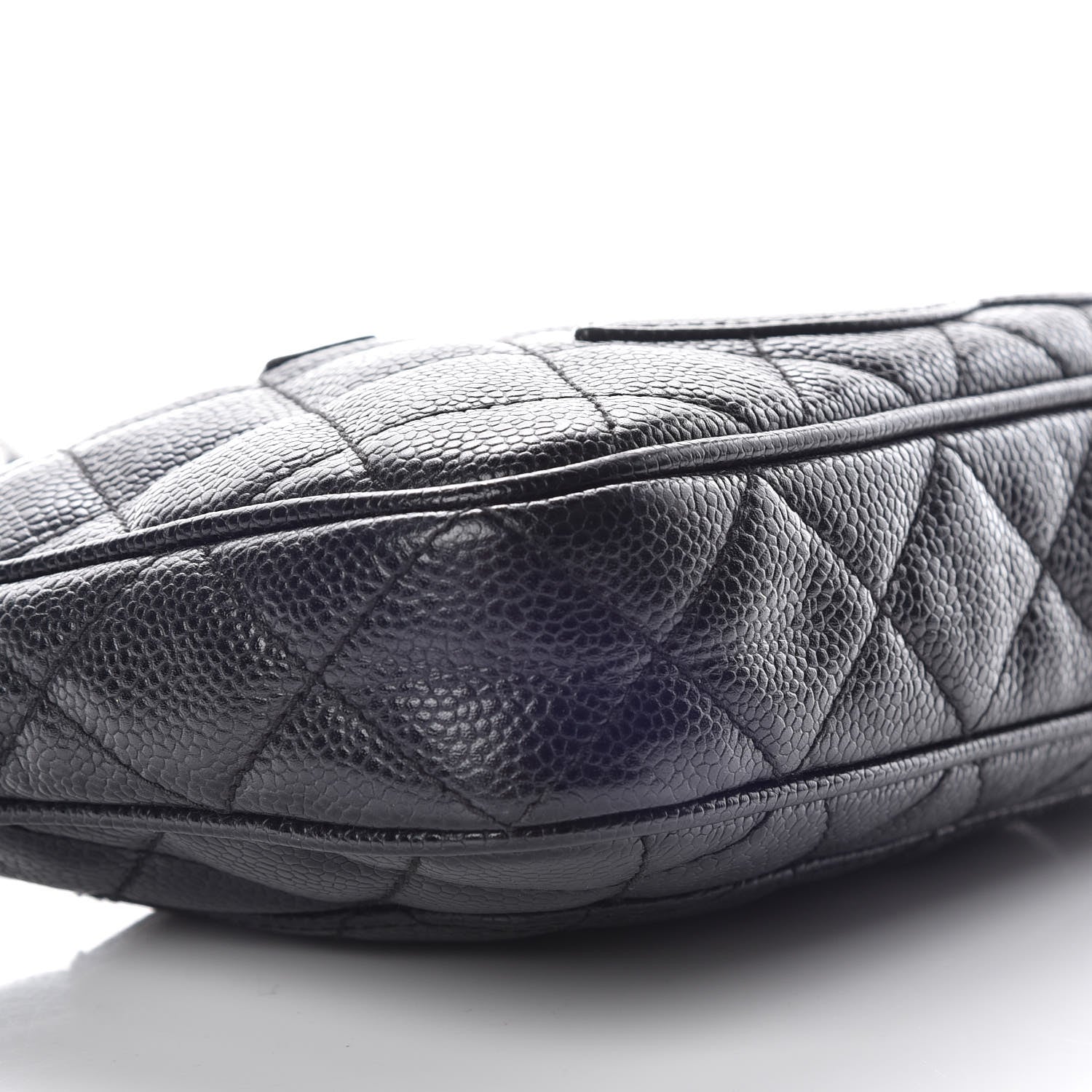 Chanel Caviar Quilted CC Shoulder Bag Black 5 of 9
