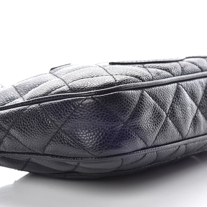 Chanel Caviar Quilted CC Shoulder Bag Black 5 of 9
