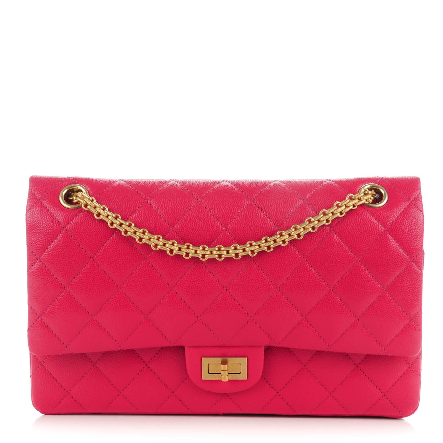 Caviar Quilted 2.55 Reissue 226 Flap Dark Pink