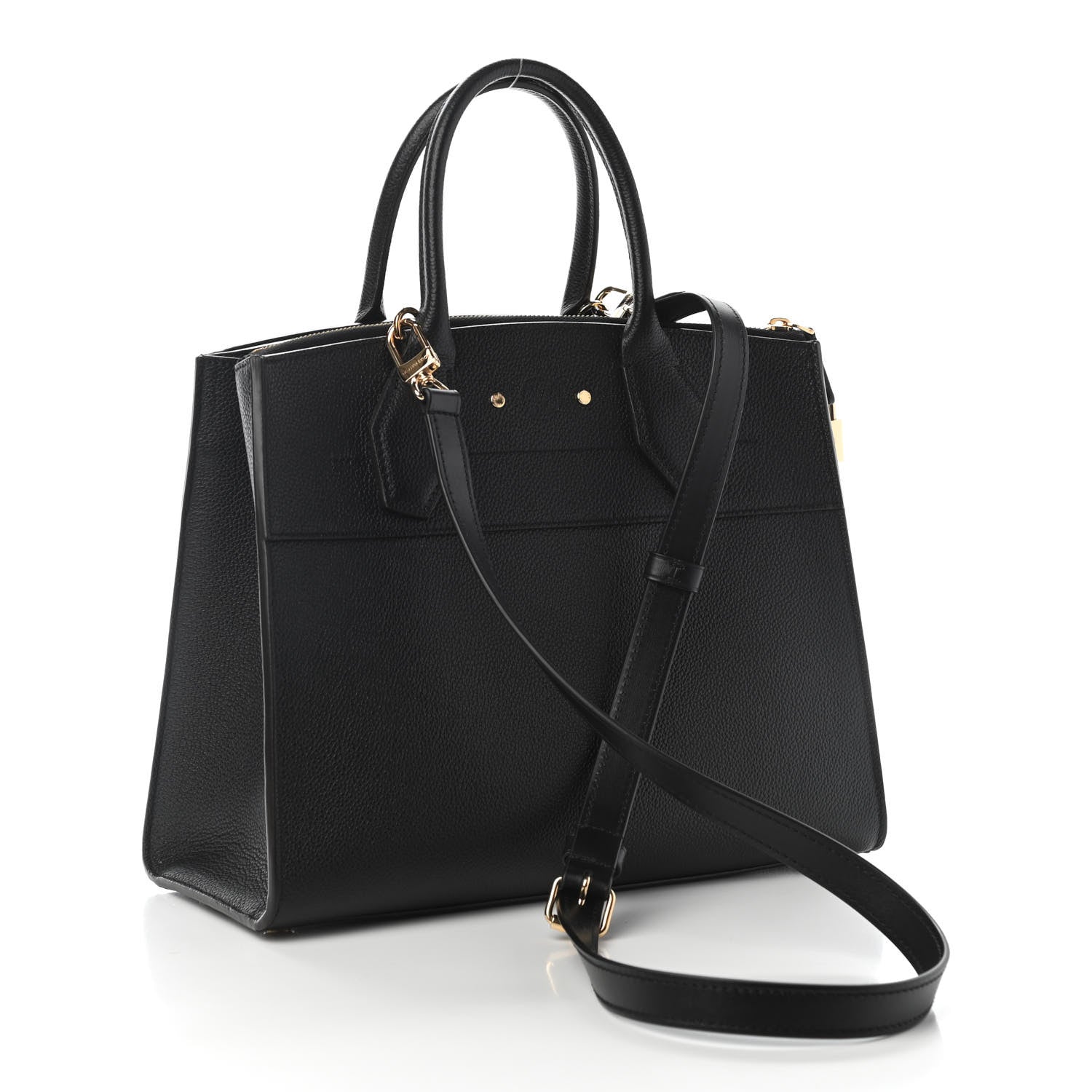 Louis Vuitton Taurillon City Steamer PM Black 3 of 9