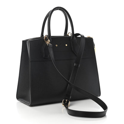 Louis Vuitton Taurillon City Steamer PM Black 3 of 9