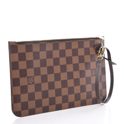 Louis Vuitton Damier Ebene Neverfull MM GM Pochette 3 of 8