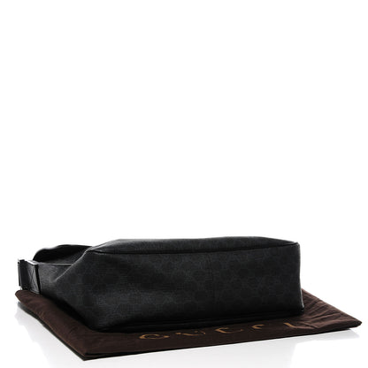 Gucci GG Plus Monogram Medium Flap Messenger Bag Black 4 of 7