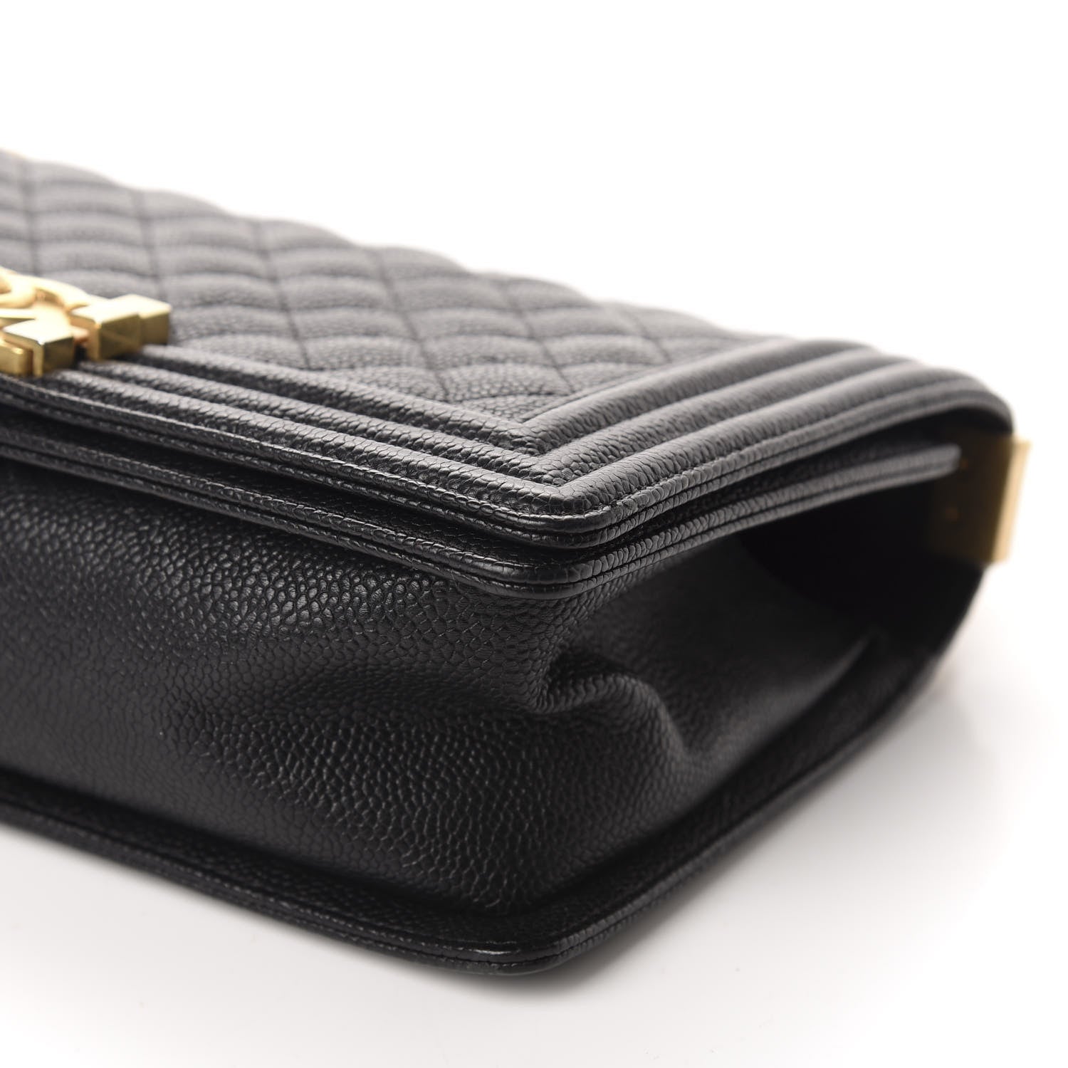 Chanel Caviar Quilted Medium Boy Flap Black 7 of 11