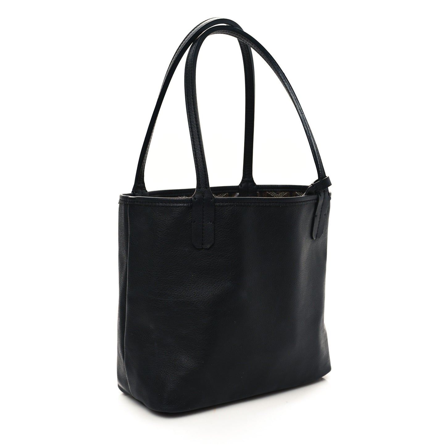 Goyardine Reversible Mini Anjou Black