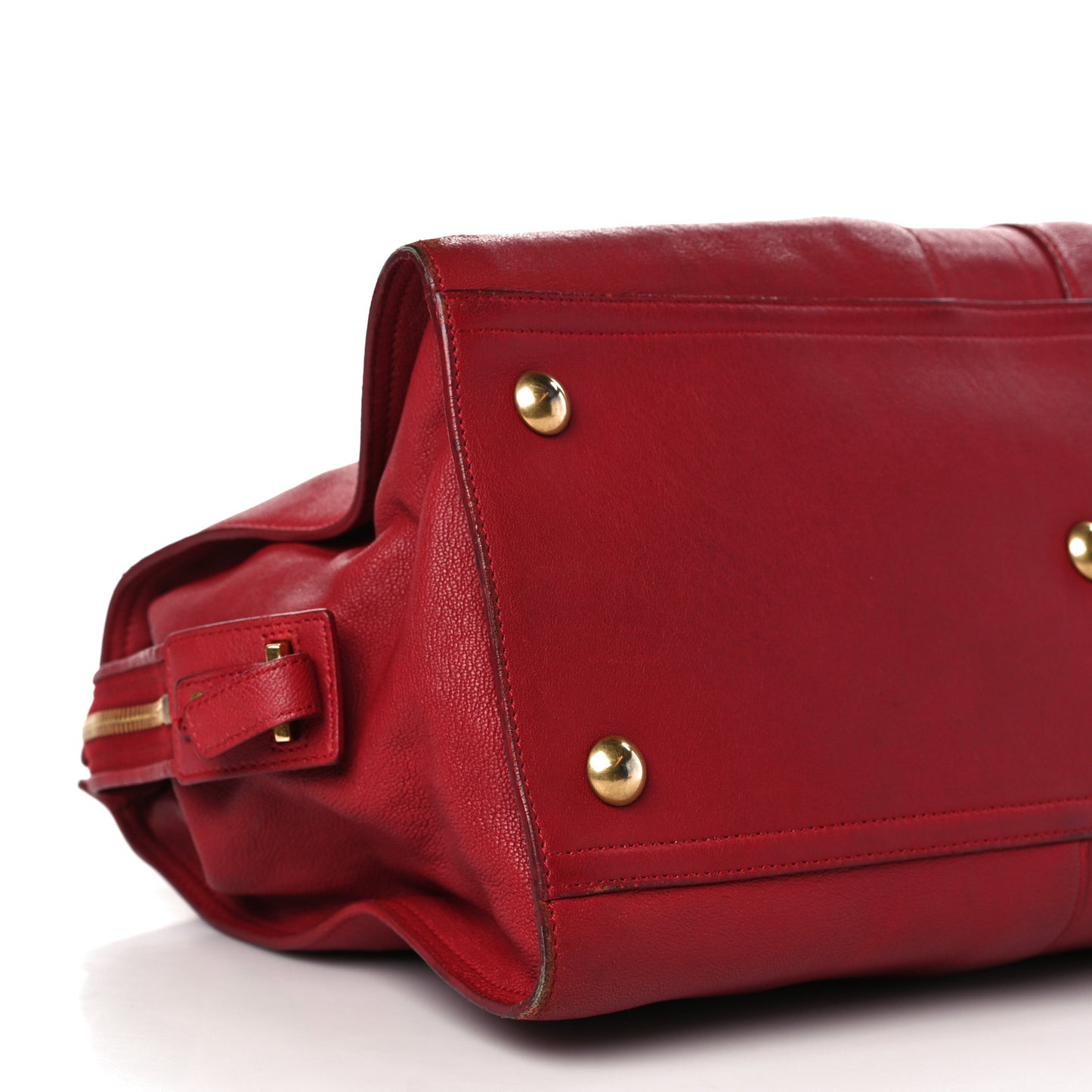 Calfskin Medium Classic Y Cabas Red