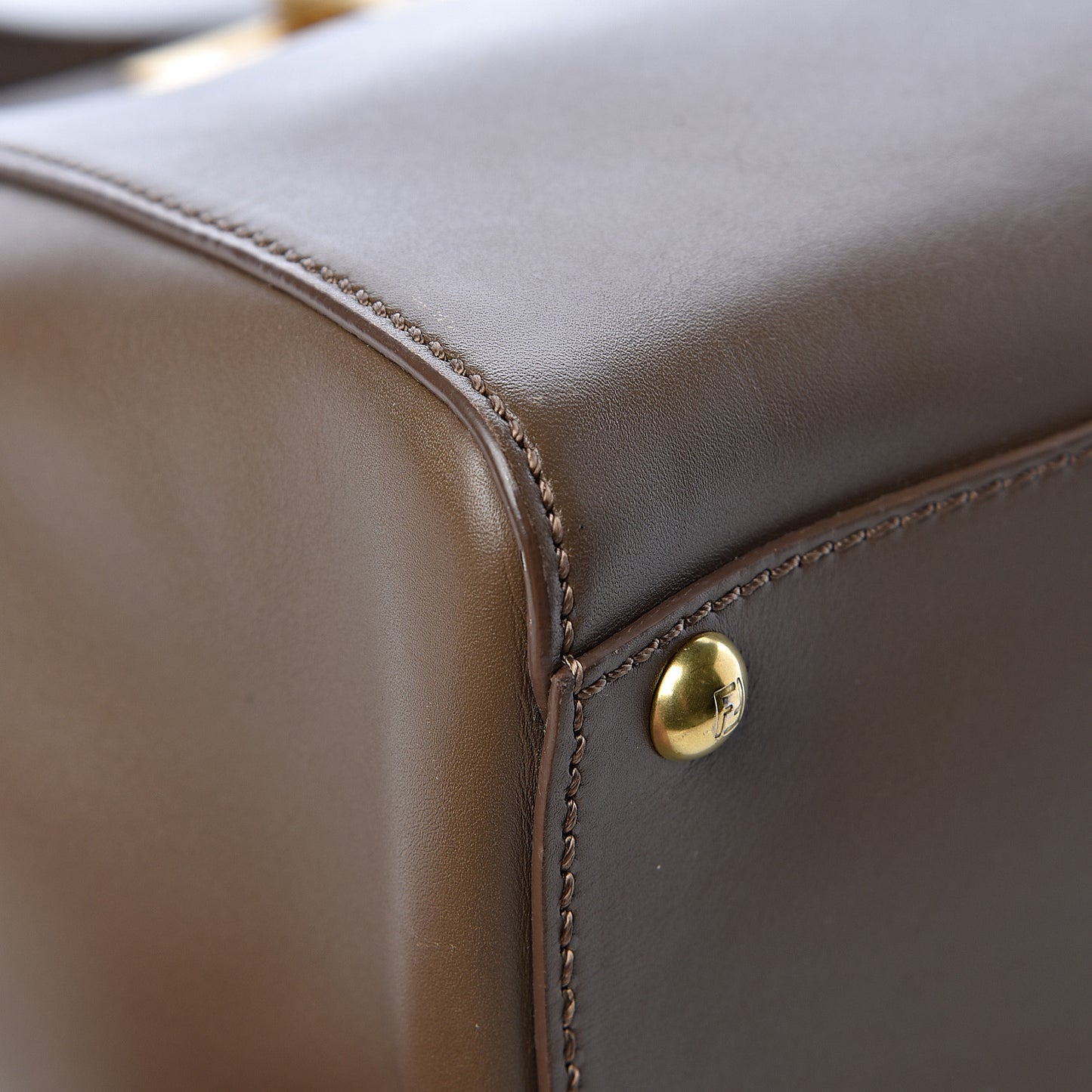 Vitello Morgan Shiny Nappa Medium Peekaboo Iconic Satchel Foresta Blue