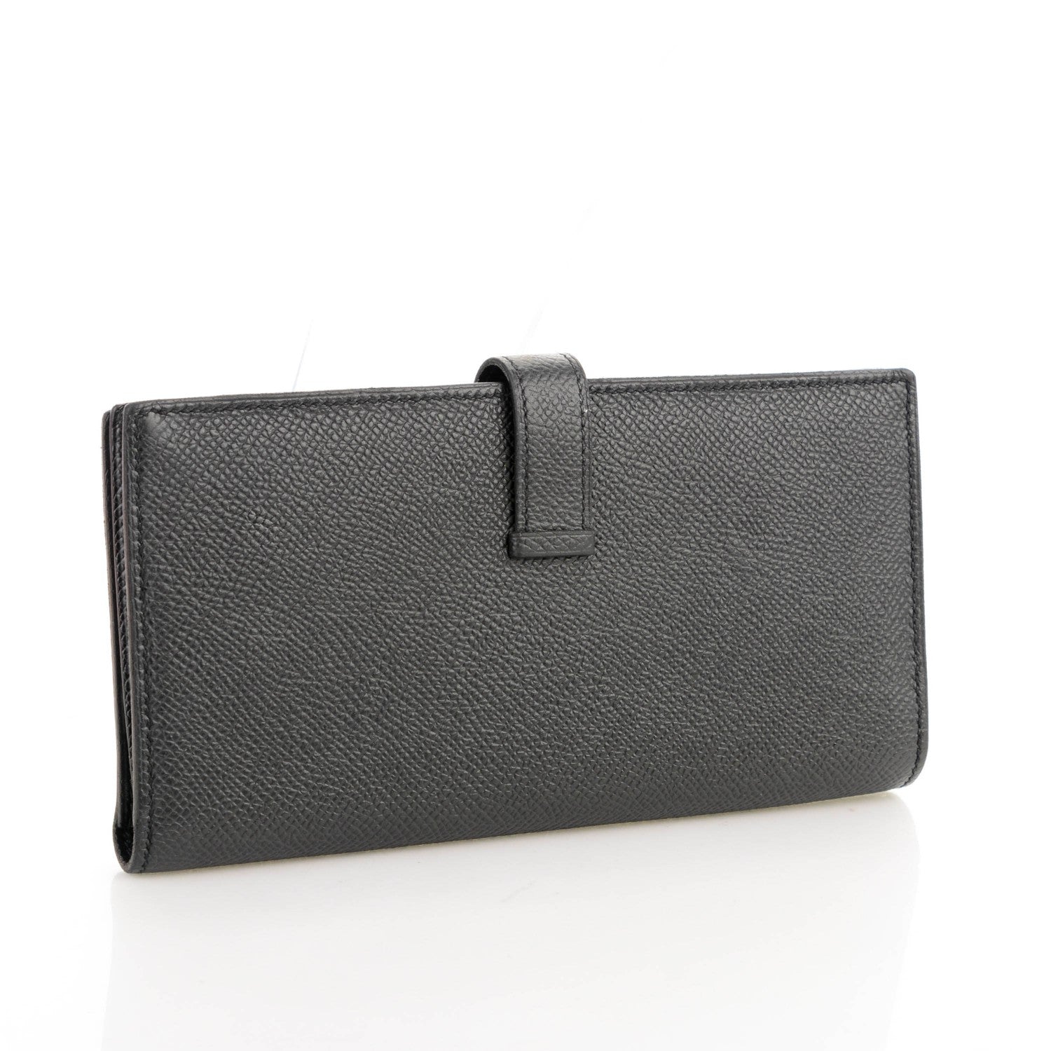 Hermes Epsom Bearn Gusset Wallet Black 3 of 6