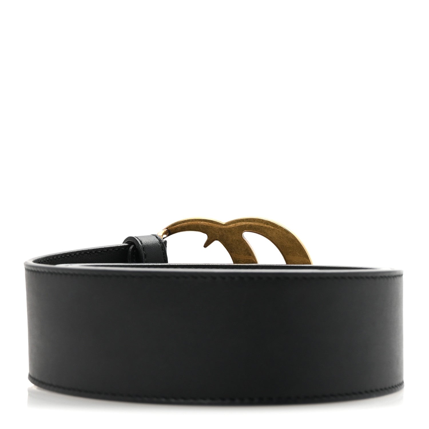 Gucci Calfskin Double G 40mm Belt 80 32 Black 2 of 6