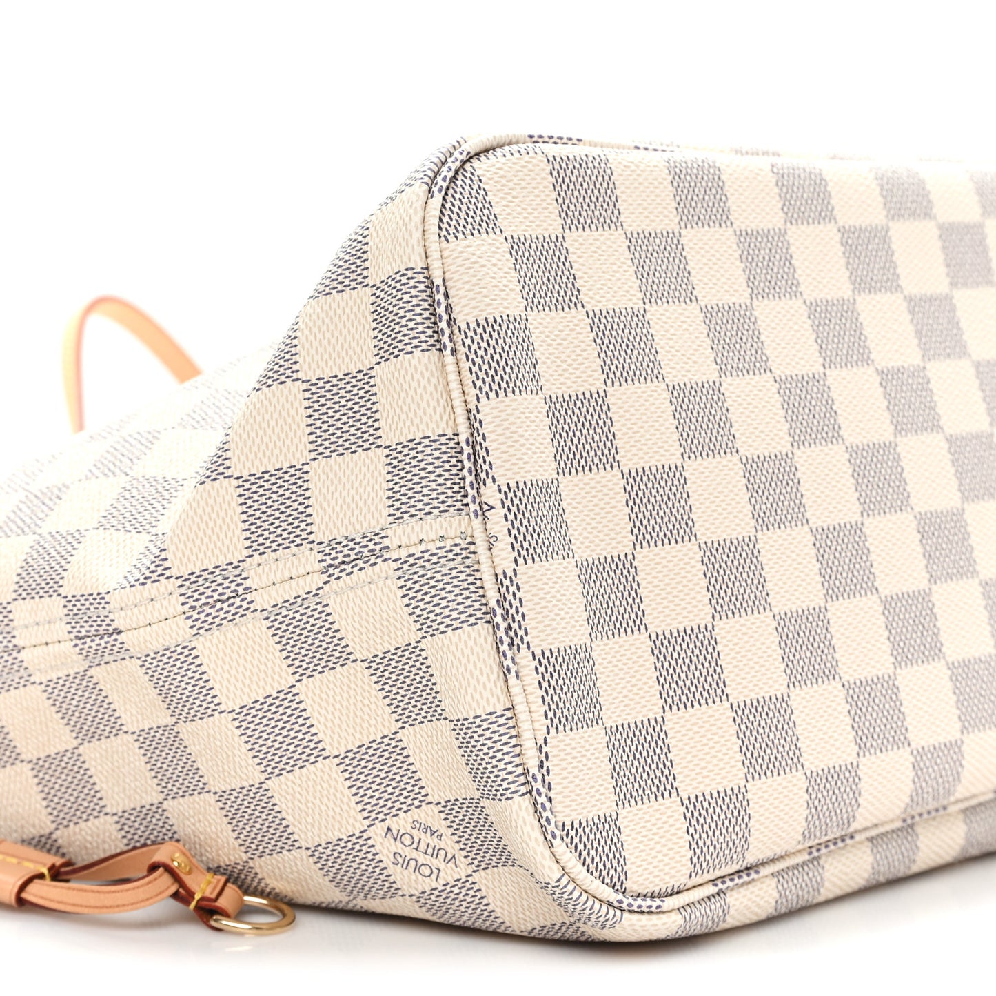 Damier Azur Neo Neverfull MM Rose Ballerine