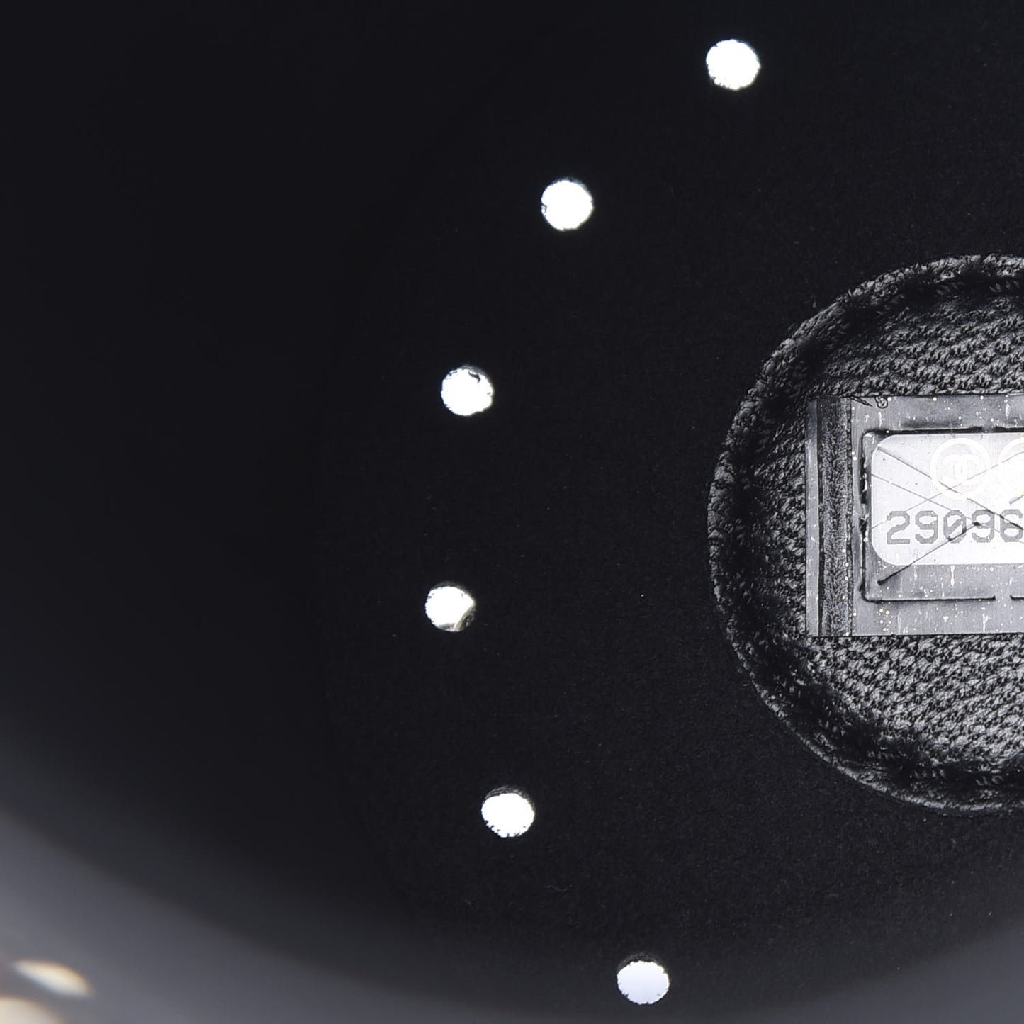 Lambskin Quilted CC To Drink Water Bottle Black Gold
