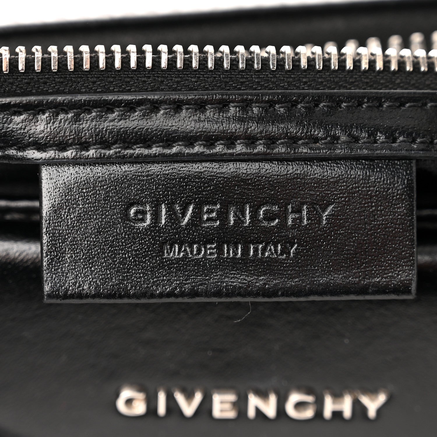 Givenchy Shiny Lord Calfskin Medium Antigona Black 6 of 11