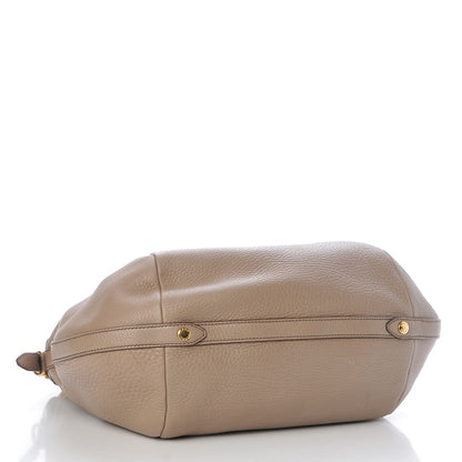 Prada Vitello Daino Hobo Visone 4 of 10