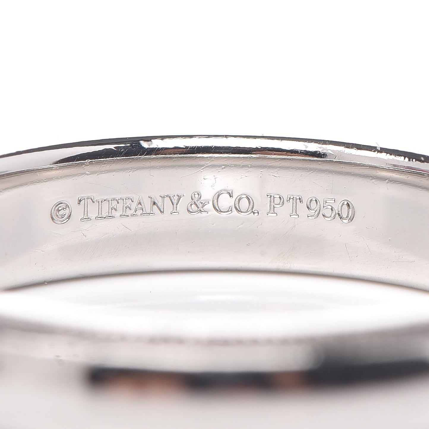 Platinum 4mm Classic Milgrain Wedding Band Ring 58 8.25
