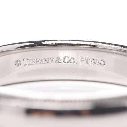Tiffany Platinum 4mm Classic Milgrain Wedding Band Ring 58 8.25 4 of 4