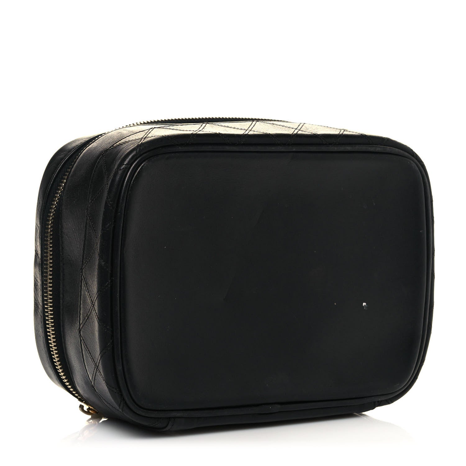 Chanel Lambskin Vanity Cosmetic Case Black 4 of 21