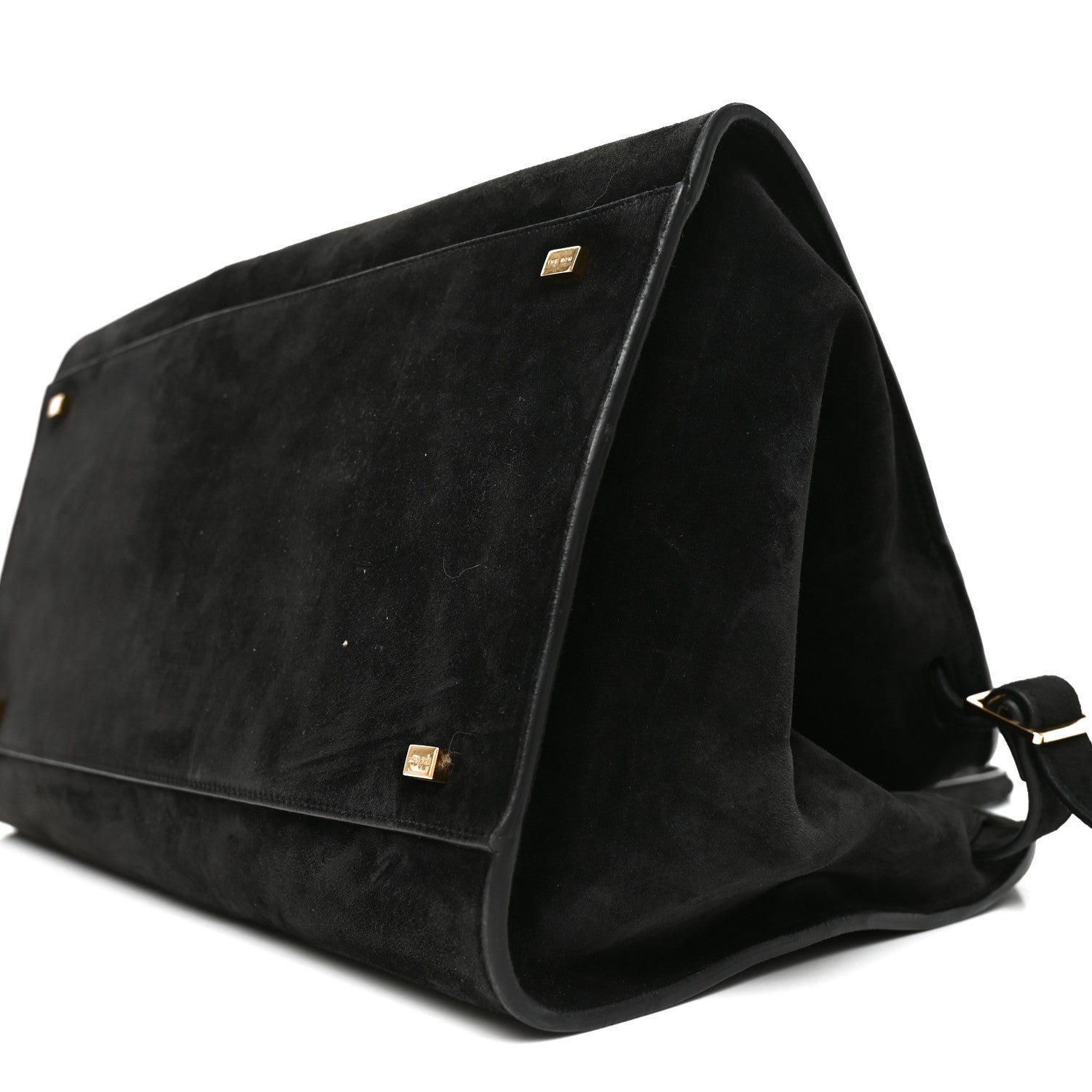 The Row Suede Soft Margaux 15 Black 9 of 9